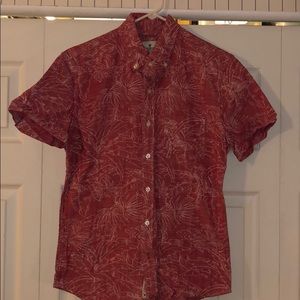 American Eagle Short Sleeve Button Down Shirt